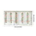 thumbnail image 3 of JASKFLY Polyester Rideau Court en 1 Paire Crochet Floral Vintage, 3 of 6