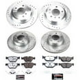 thumbnail image 3 of PowerStop Front and Rear Z26 Street Warrior Carbon-Fiber Ceramic Brake Pad and Drilled and Slotted Rotor Kit Fits: BMW Select Models K5357-26, 3 of 9