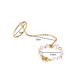 thumbnail image 5 of 1pc Cadena simple Anillo de dedo creativo Retro Retro Anillo de perla Ring Chic Ring de cadena, 5 of 5