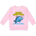 thumbnail image 2 of Inktastic Daddy's Fishing Buddy (blue) Toddler Sweatshirt, 2 of 4