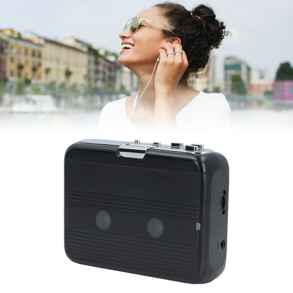 Portable Cassette Player, Portable Tape Player, Vintage Compact Tape Player with Headphone, Auto Reverse BT Cassette Player