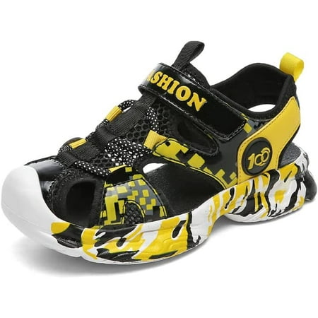 

KAQ Boys Sandals Closed Toe Kids Outdoor Sandals Summer Sandals Sport Water Sandals for Boys/Girls
