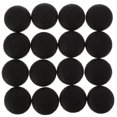 thumbnail image 1 of Dosaele 16pcs Chair Leg Caps Round Furniture Pad Floor Protector with Felt Pads (Black), 1 of 10