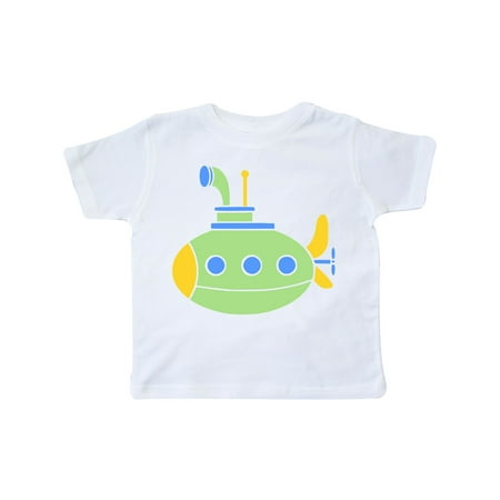 

Inktastic Cute Green Submarine Gift Toddler Boy or Toddler Girl T-Shirt
