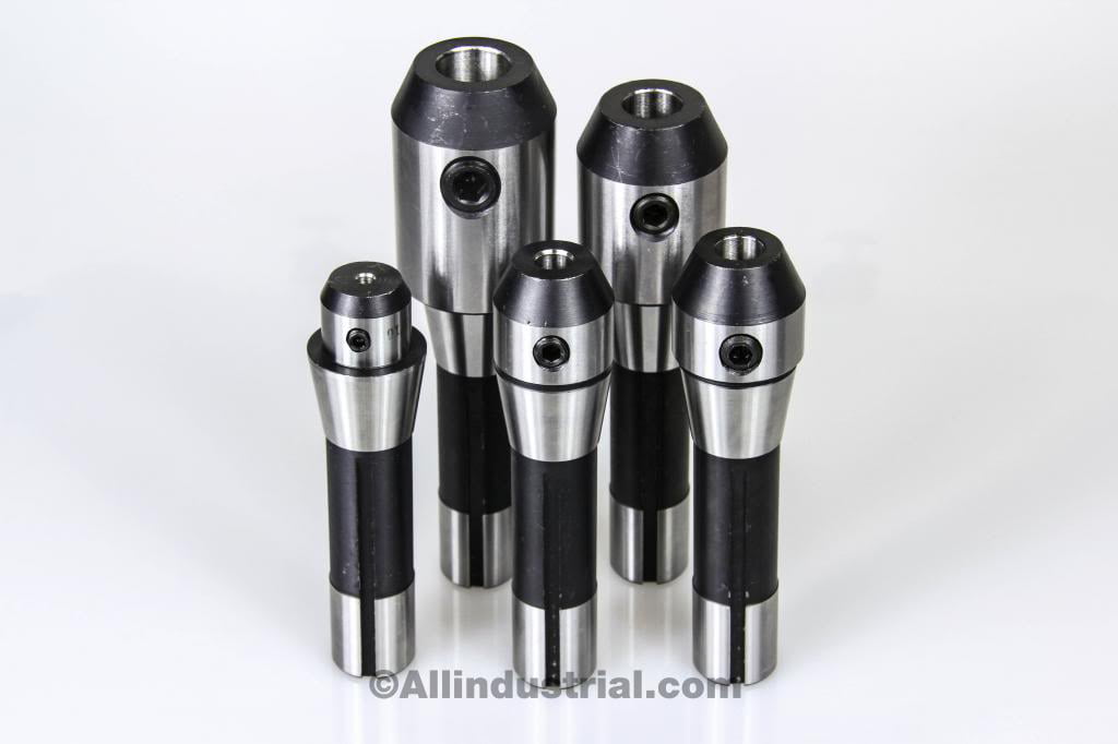 findmall 5-Piece R8 End Mill Holder Set 1//4 3//8 1//2 5//8 3//4 Adapter for Bridgeport Type Milling Machines