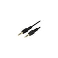 thumbnail image 3 of Rocstor Y10C188-B1 3Ft Slim 3.5Mm Stereo Cable Male To Male Gold Plated Black, 3 of 8