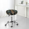 thumbnail image 7 of Fotbe Plaid Dachshund Stool Covers Round,Waterproof Round Bar Stool Covers Bar Chair Covers Washable Stool Cushion Slipcover for 12-14 Inch Chair-13 inch, 7 of 7