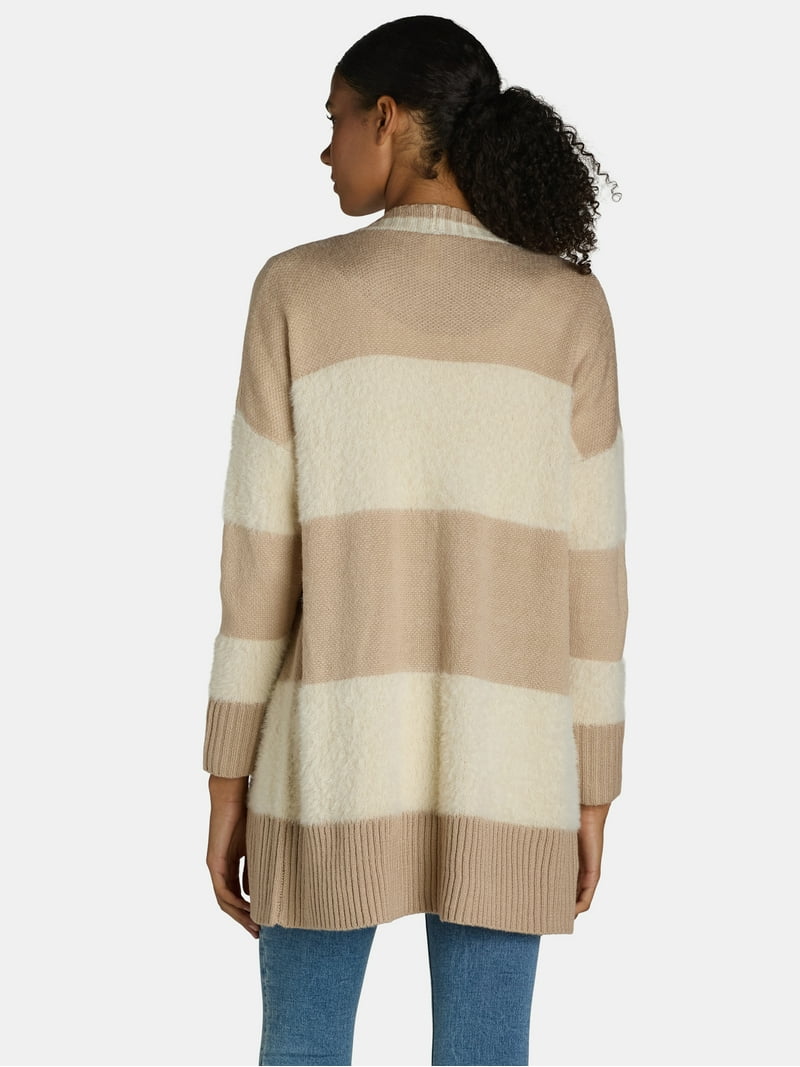 Dreamers by Debut Women's Long Sleeve Open Front Cardigan Sweater