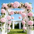 thumbnail image 6 of Artificial Hydrangea Flowers Real Touch Faux Hydrangea Blooms For Home Decor Wedding Arch Bouquet Bridal Handheld Party Floral Supply, 6 of 6