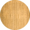 thumbnail image 1 of Ahgly Company Indoor Round Abstract Orange Contemporary Area Rugs, 8' Round, 1 of 1