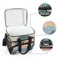thumbnail image 6 of FORMRS Insulated Cooler Bag 24 Cans Capacity Soft Leakproof Lunch Box with Side Pockets, Pine Tree Rainbow, 6 of 7