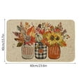 thumbnail image 3 of Soft Rug for Bedroom Soft Throw Blankets for Couch Indoor And Outdoor Carpet Porch Front Door Thanksgiving Doormat Carpet Floor Mat 40x60cm Extra Large Knit Blanket Big Knit Blankets, 3 of 4