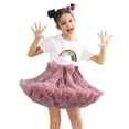 thumbnail image 1 of SXcggal One Robe Tutu Mode Enfant Couleur Unie Nœud Robe Tutu Fille Douce Mignonne Décontractée Robe Enfant, 1 of 3