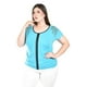 thumbnail image 1 of Blusa con detalle de estoperoles Roman Fashion /Tallas Extras, 713 (Azul claro) azul 40, 1 of 5