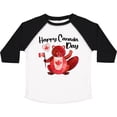 thumbnail image 3 of Inktastic Happy Canada Day Cute Red Beaver with Canadian Flag Boys or Girls Toddler T-Shirt, 3 of 5