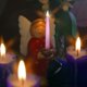 thumbnail image 3 of 4 Pieces LED Flameless Advent Candle Set Purple and Pink Advent Taper Candles for Christmas Advent Rituals, Casting Chimes, Spells, 3 of 5