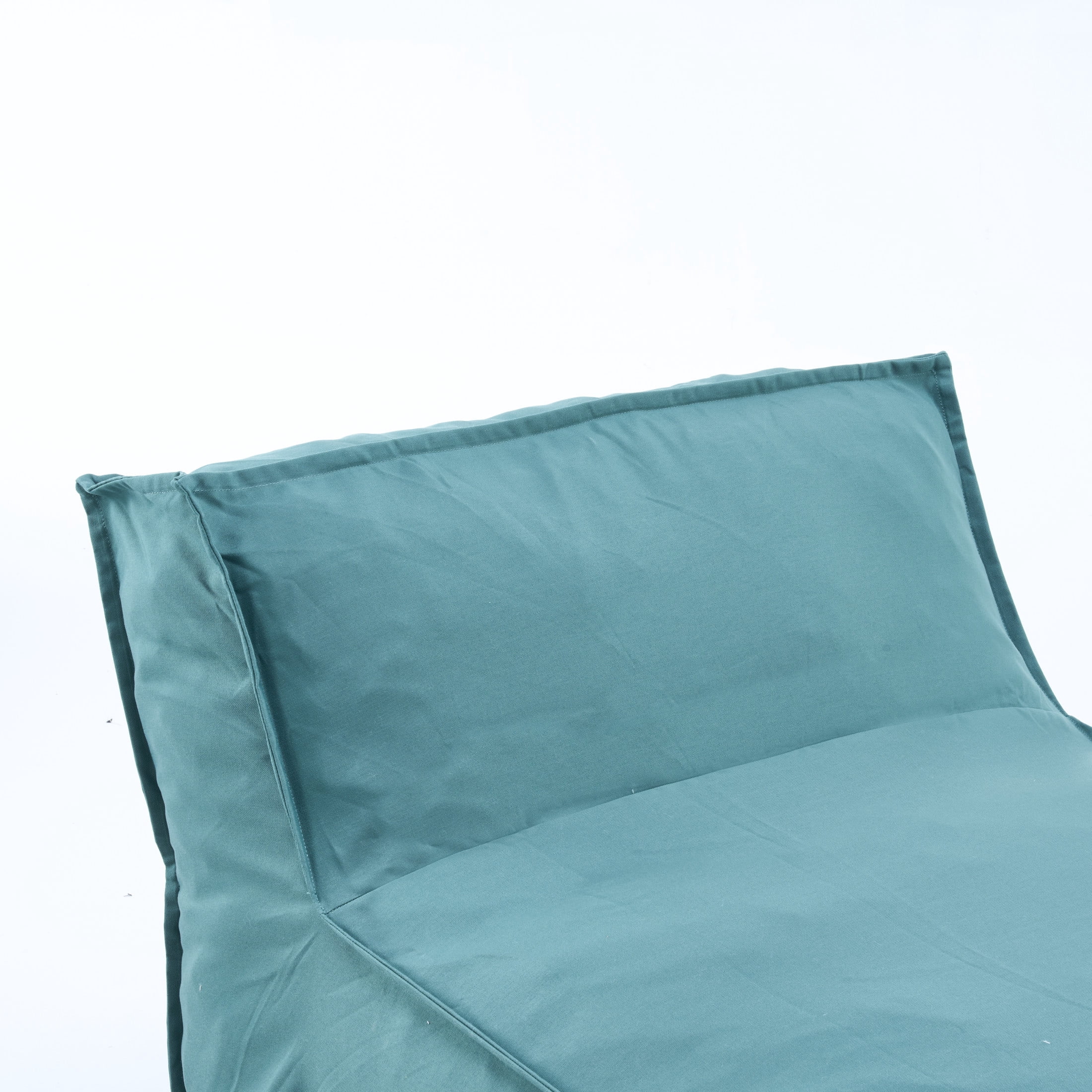 Christopher Knight Home 61" Outdoor Bean Bag Lounge Chair, Plush Foam Filled, Patio Garden Seating, Teal
