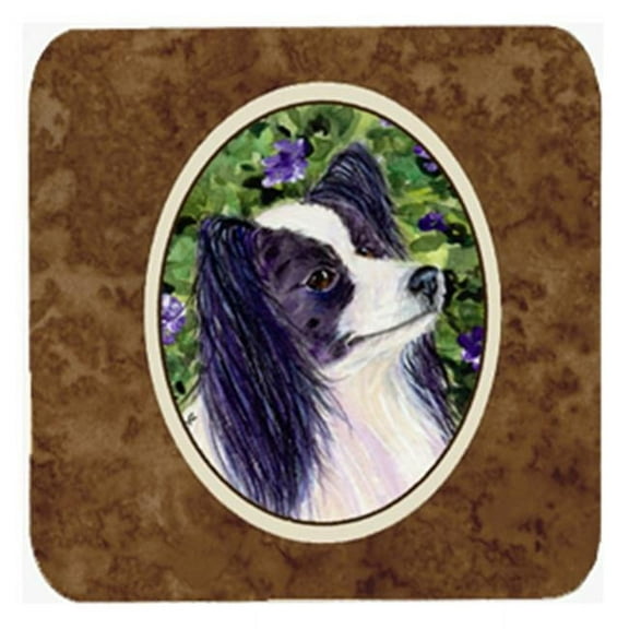 Papillon Foam Coasters, Set - 4