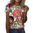 thumbnail image 3 of Team Umizoomi T-Shirt for Women Casual Printed Tee Stylish Soft Graphic Shirts Top Short-Sleeve Outfit 2XL, 3 of 8