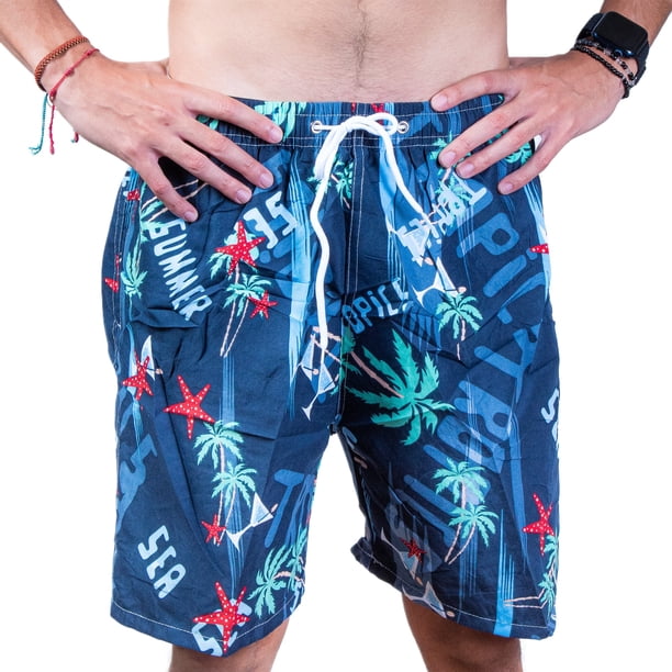 Short De Baño Estampado. Bañador Para Hombre