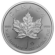Lot of 2 - 2026 $5 Silver Canadian Maple Leaf 1 oz BU