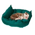 thumbnail image 4 of Camas cálidas y duraderas para perros, sofá cálido , acogedora casa para perros, suave, regalos para perros para tu mascota - S Verde S Salvador Cojín de cama para perros, 4 of 8