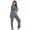 Blue, variant on XBASW Women's Spring Fall Pajamas Set V-Neck Sleepwear Loose Casual Jammies 2 PCS Knit Tops+ Pants PJS Outfit S-XXL
