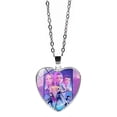 thumbnail image 1 of Glass Heart Necklace Adjustable Anime Sweater Chain, 1 of 1