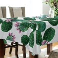 thumbnail image 3 of Coolnut Summer Tropical Cactuses Tablecloth 54" x 54" Rectangle Table Cloth Cover Tabletop Fabric for Indoor Dining Room Outdoor Party Picnic Camping Restaurant House Decor, 3 of 7