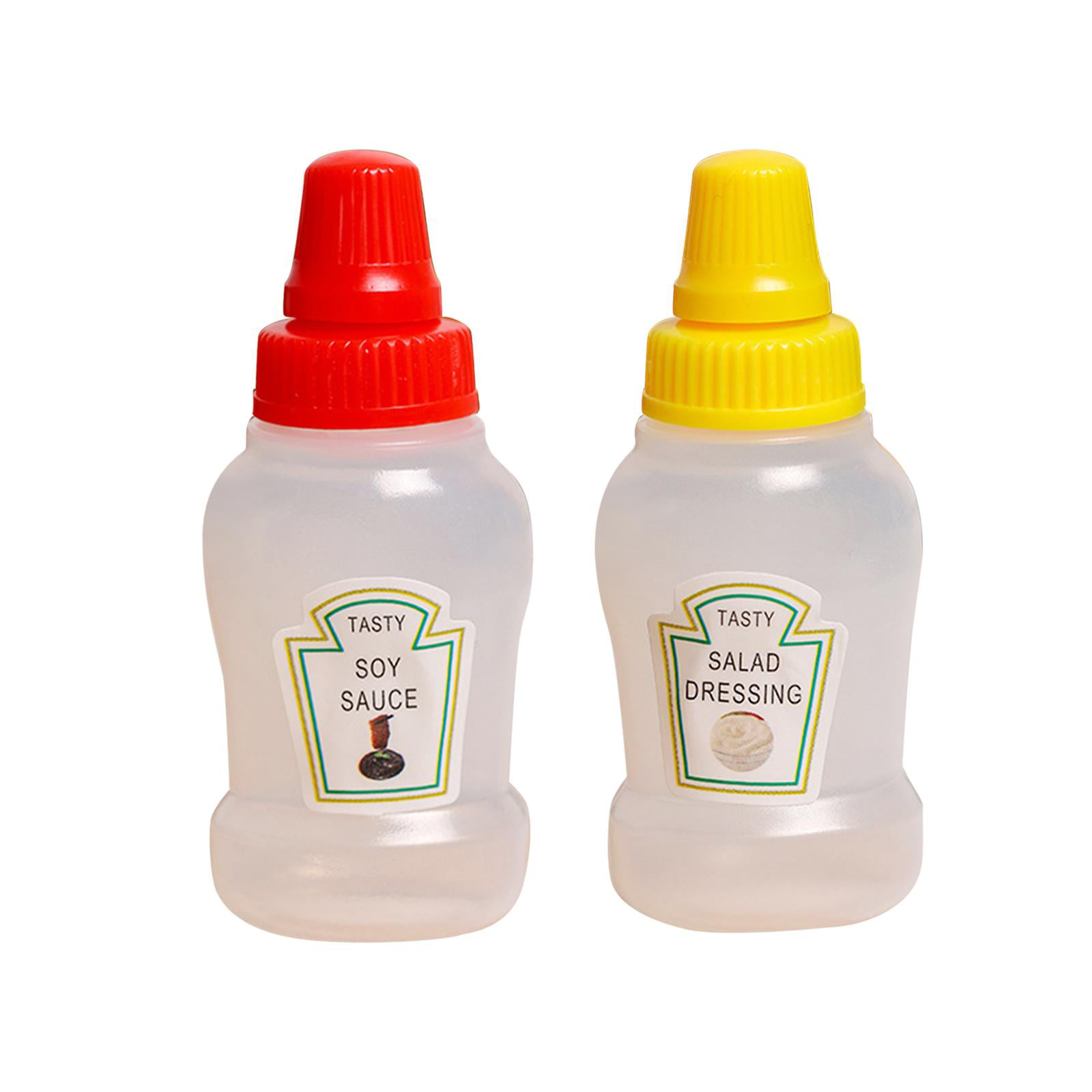WOXINDA Plastic Bottles Seasoning Container Storage Jar Pot With Lid For  Condiment Ketchup Honey Vinegar