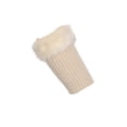 thumbnail image 1 of Qarigey 1 par de calentadores de piernas de piel, accesorio de ropa, funda de calcetín para niñas, al aire libre Medias Beige, 1 of 6