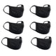 thumbnail image 1 of 6 piezas de mascarillas faciales reutilizables de algodón para la contaminación del aire - Máscaras de seguridad de 2 capas, 1 of 4