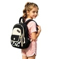thumbnail image 5 of Weebloom School Backpack For Kids Boys Girls Cute Lightweight Outdoor Travel Backpack Stylish Color Casual Kindergarten Daypack Bookbag Preschool Elementary Black, 5 of 6