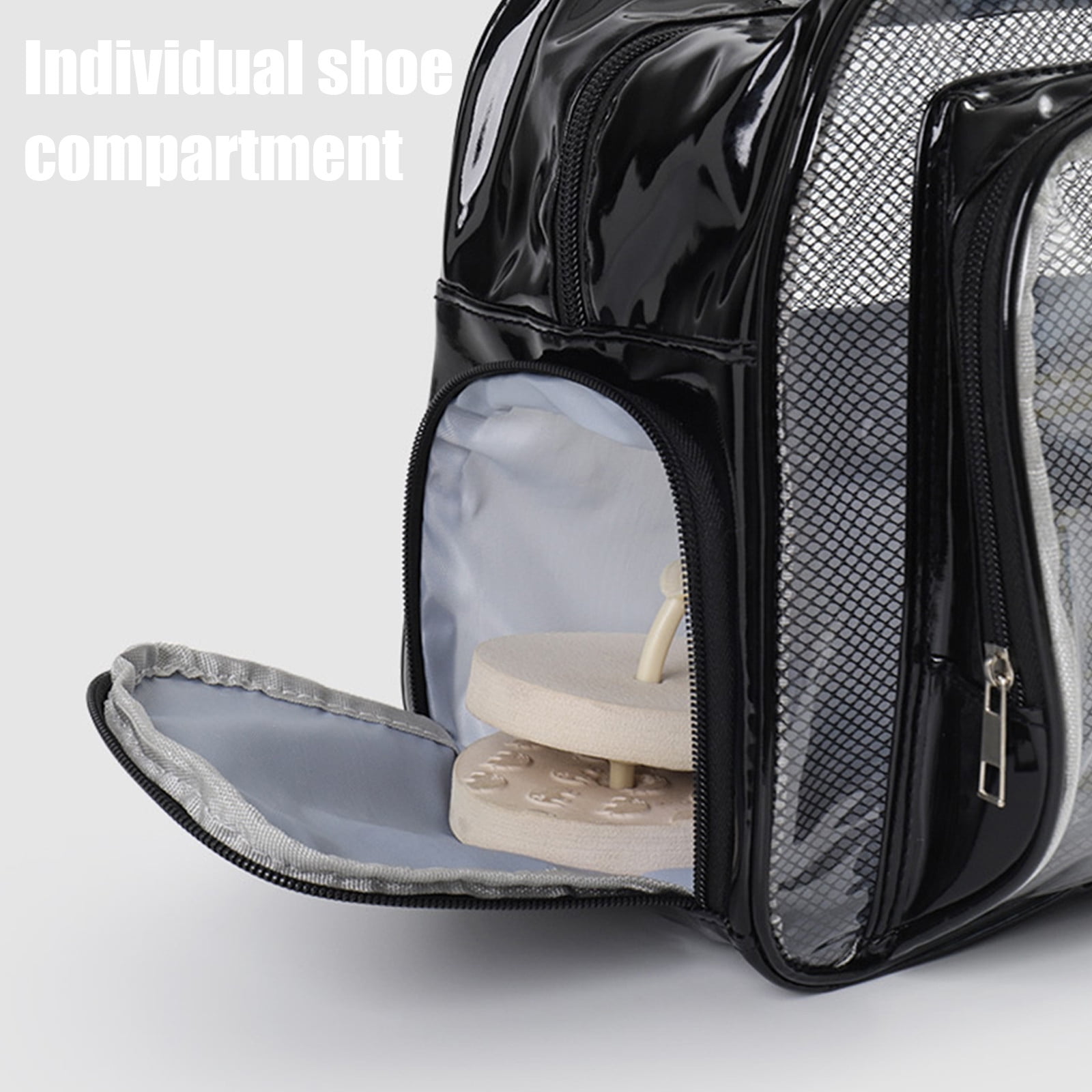 Tunhigl Beach Bags Sandproof Dry And Wet Separation Swimming Bag Mesh Beach Bag For Swim Pool Bag Beach Tote Bag Grocery Storage Net Bag