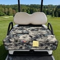thumbnail image 2 of Yuyamidu Camo Golf Cart Seat Cover with 4 Front Pockets Camouflage Golf Cart Seat Blanket Portable Club Car Seat Towel for Travel Sports Golf Cart Accessory, 2 of 8