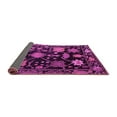 thumbnail image 2 of Ahgly Company Indoor Round Abstract Pink Modern Area Rugs, 8' Round, 2 of 4