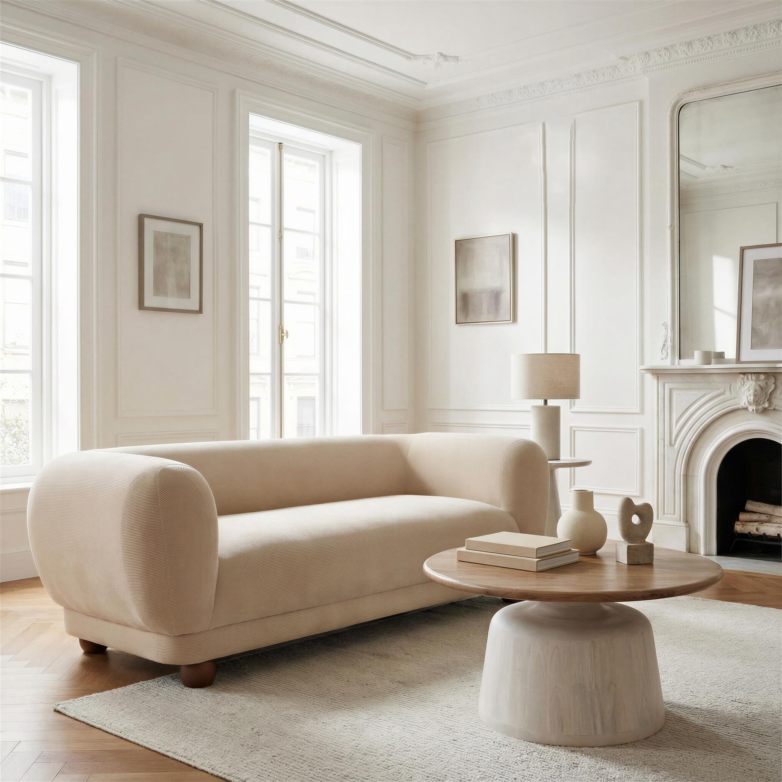 Boet Loveseat Taupe Indoor