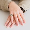 thumbnail image 4 of NUOLUX Anillo De Aleación Con Vintage De Ojo Color Marrón Para, 4 of 6