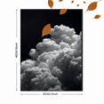 thumbnail image 3 of Qisvanset Dramatic Cumulus Cloud Formation Canvas Wall Art 15.75x11.81 INCHES, 3 of 8