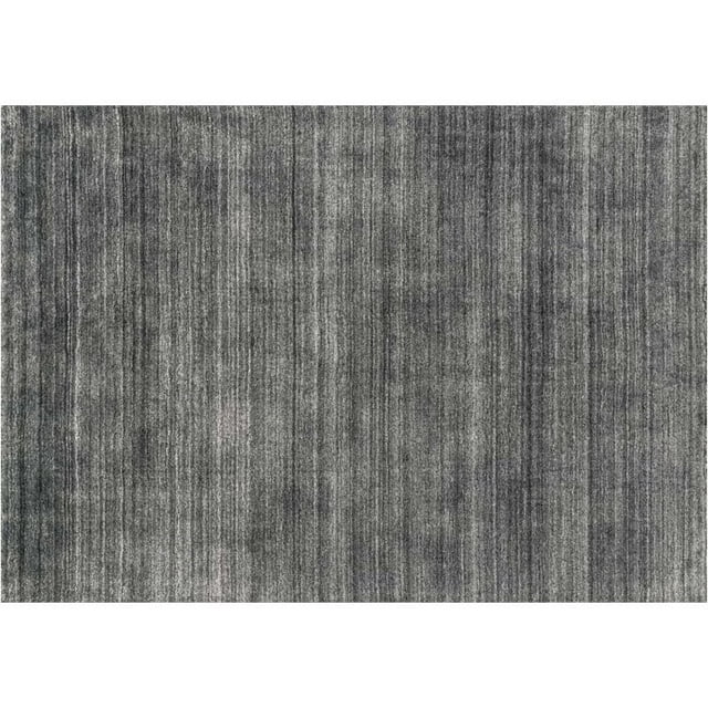 Loloi Barkley 7'6" x 9'6" Hand Loomed Wool Rug in Charcoal