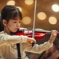thumbnail image 4 of Simulated Violin Kid Acoustic Violin Toy Withstring For Musical Beginner Develops Instrument Practice Gift, 4 of 5