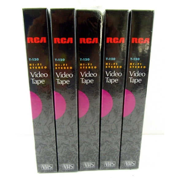 RCA T-120H VHS Video Cassette 120-Minutes (1-Pack)