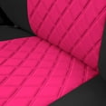 thumbnail image 6 of For 2019-2024 Kia Forte FH Group Neoprene Custom Fit Waterproof Car Seat Covers - Rear Set Pink, 6 of 8