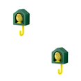 thumbnail image 4 of Toystoory Colgador de pared cocina baño gancho de almacenamiento toalla impermeable plástico antideslizante sala de estar hogar colgante Type1 NO1, 4 of 6