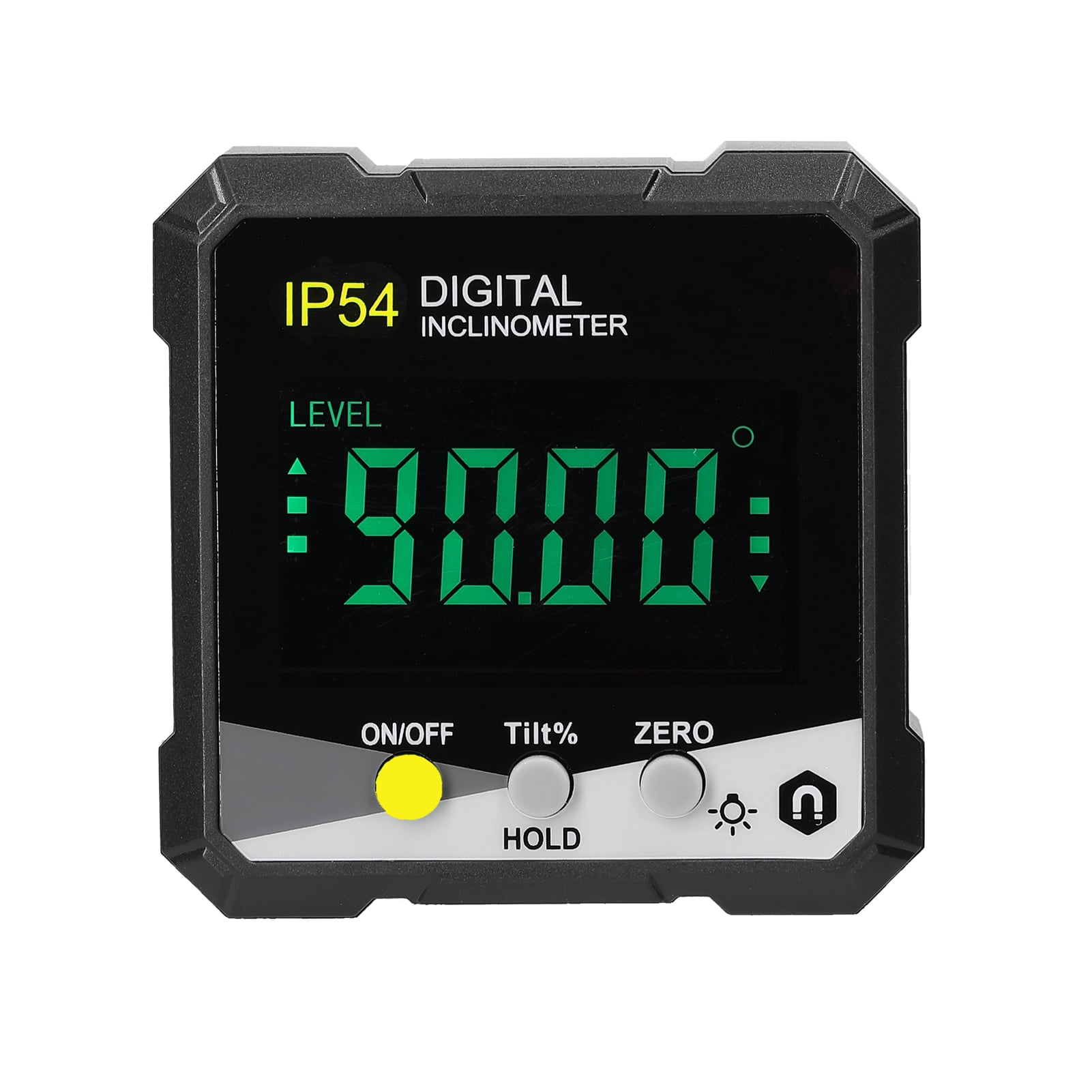 IP54 4*90° Portable Digital Inclinometer LCD Backlight Digital