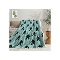 thumbnail image 3 of Bigfoot Throw Blanket Sasquatch Pine Forest Flannel Fleece Blanket for Sofa Bed Camping Gift Home Decor Warm Cozy, 3 of 6