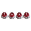 4 Guitar Top Hat Knobs for Knob