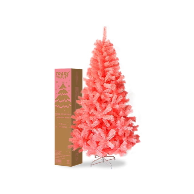 Arbol DE Navidad TRADY FIT Rosa 180 CM Frondoso