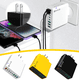thumbnail image 4 of Cargador de teléfono móvil rápido de 120 W, 8 puertos, 4 USB y 4 Type-C, estándar estadounidense, con cabezal de carga QC4.0, 4 of 4