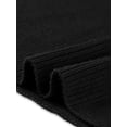 thumbnail image 5 of INSPIRE CHIC Women's Long Sleeve Sweetheart Neck Ruched Drawstring Side Slit Knit Bodycon Sweater Midi Dress S Black, 5 of 6